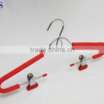 Hot-sale metal EVA foam coated Hanger with clips