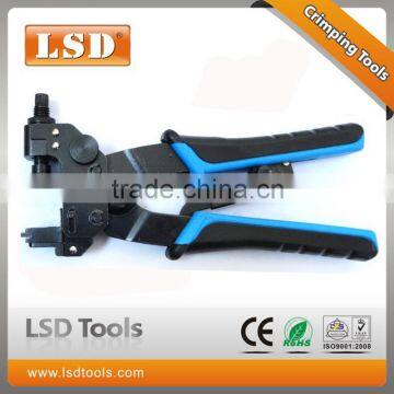 LS-DE156 RG59 RG6 cable crimping tool F/BNC/RCA sealtitle connector crimp tool 3 in 1 multi funtion compression crimp tool