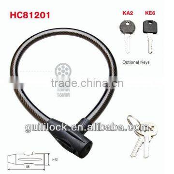 steel cable lock bicycle/motorcycle lock HC81201