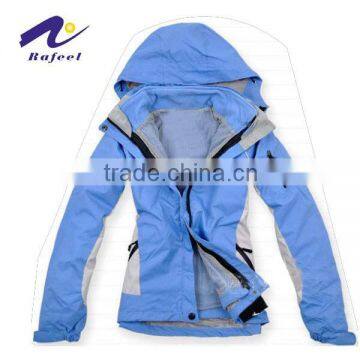 women's pu coating skating taslan jacket