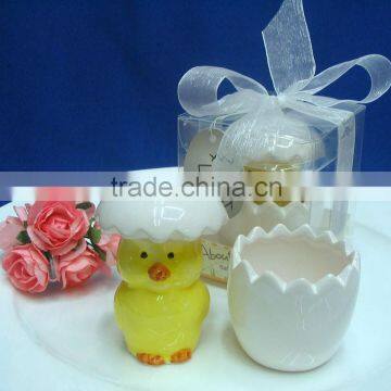 About to Hatch Salt Pepper Shaker Baby Shower Gift Set