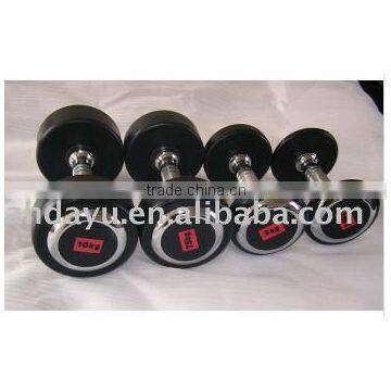 Adjustable rubber dumbbell set