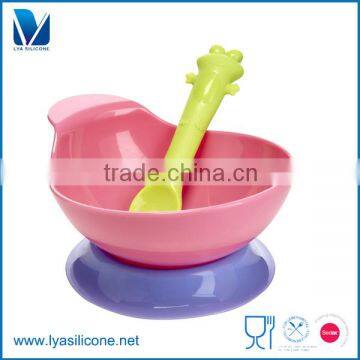 Custom OEM Baby Silicone Suction Feeding Bowl