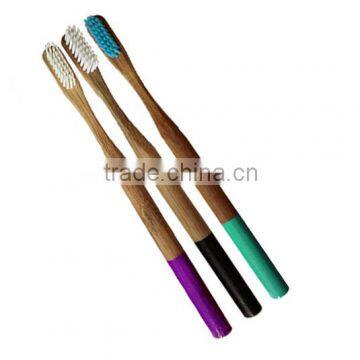 2016 Soft Round Handle Biodegradable And Natural Bamboo Toothbrush photo-4