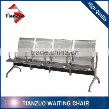 201 stainless steel 4 seater waiting chair