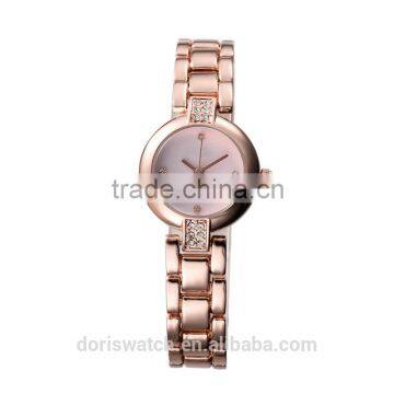 Popular hot product fashion bracelet diamond ladies watches quartz crystal