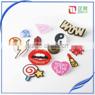 Cartoon ceramics kids brooch jewelry kids brooch pins jewelry kids accessories cheap china wholesale brooch