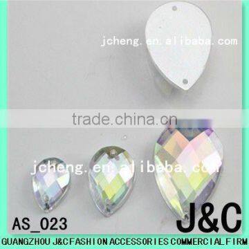 drop shape acrylic crystal stone