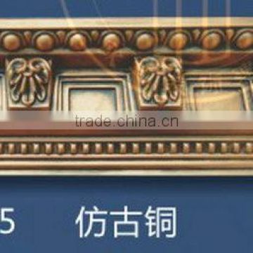 Crown cornice/PU Carved Corner Molding/Solid crown moulding