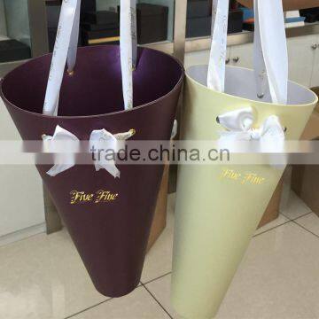 High Quality Round Cylinder Paper Box for Flower photo-4