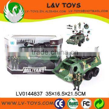 Hot-selling Plastic Friction Tank Toy Military Vehicle