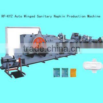 Newest Production of RF-KYZ Auto Winged Sanitary Napkin Production Machine On the Marketing Trading