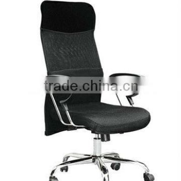 Black High back mesh chair with headrest