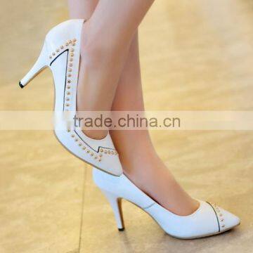 2015 Latest Design Footwear High Heel Shoes Lady Leather Shoes CP6681