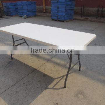 White Plastic rectangular Outdoor Folding Table