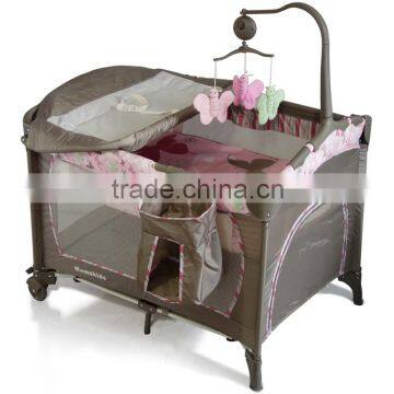 Safe& Eco-friendly single baby bed ,baby cot high quality comfortable baby playpen