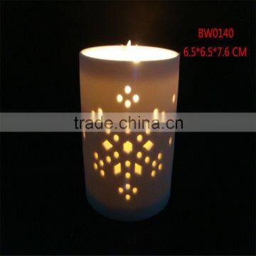 Hollow Out Porcelain Candle Holder For Home/Hotel/Office Decor