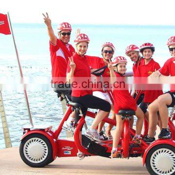 Pedal 7 Seat Adult Tricycle Conference Cycle for City Tour