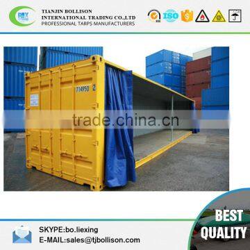 850gsm 1000d PVC Tarpaulin Side Curtain for Truk Trailer , Glossy or Matte Side Curtain Tarpaulin