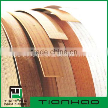 TIANHAO high quality PVC edge banding for plywood, shelf edge