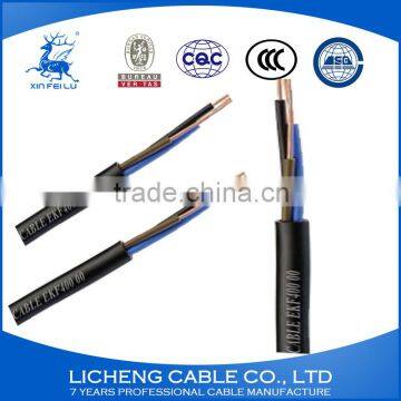 Copper conductor PVC insulated PVC sheath stranded control cable 2x1.5mm2