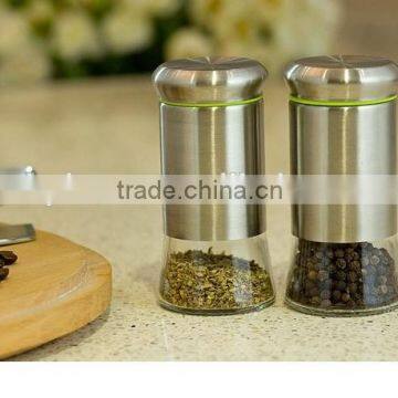 stainless steel Salt and Pepper Shakers