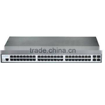 48*10/100/1000 Base-T ports+4*1000 Base-X SFP combo ports+4*10G uplink network switch