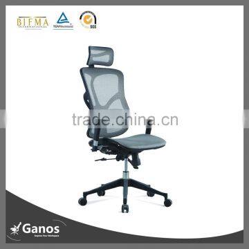 Swivel Ergonomic MID Back Office Mesh Chair for Staff photo-4