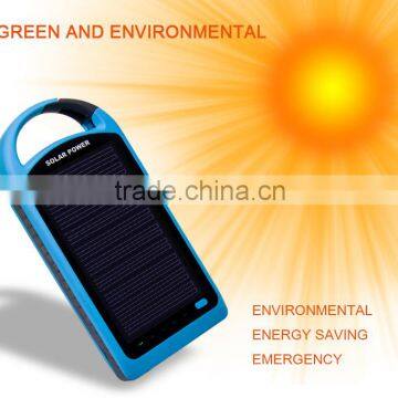 New arrive high quality Power Bank mobile solar charger , LED flashlight solar power bank 4000/8000mah