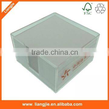 Branded Boxes Bulk Notepad Plastic Box Memo Pad photo-3