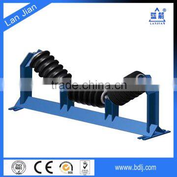 conveyor machine equipment mine stone cement steel red rubber conveyor belt roller