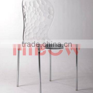 crystal plastic chair