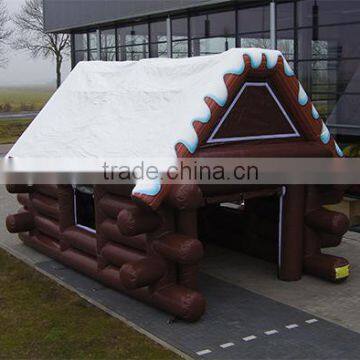 Wooden House Style Inflatable Tent, Inflatable Log Cabin Tent for Custom Size photo-2
