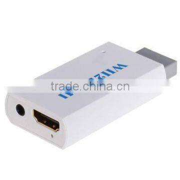 WII to HDMI Adapter (Bypass), Video and audio in full digital HDMI format, no transmission loss!