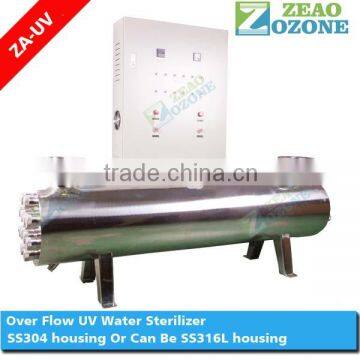 8GPM portable UV light sterilizer for home drinking water purification