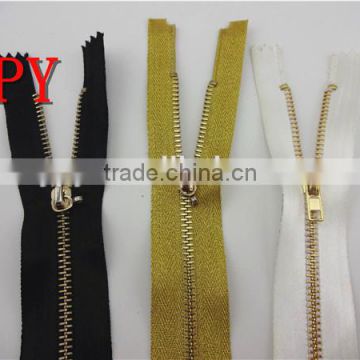 metal zipper satin tape quality as YKK zipper