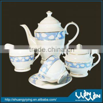 17pcs porcelain tea set