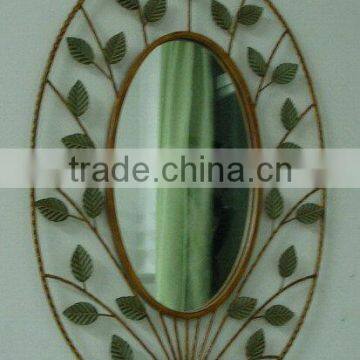 Metal Creative Wall hanging Oval Mirror Home decor