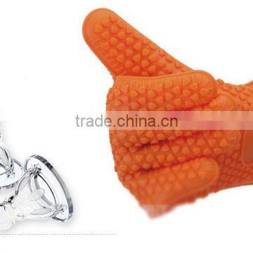 Kitchen Cooking Gloves Microwave Oven Non-slip Mitt Heat Resistant Silicone Glove Cooking Baking BBQ Oven Pot Holder Mitt photo-4