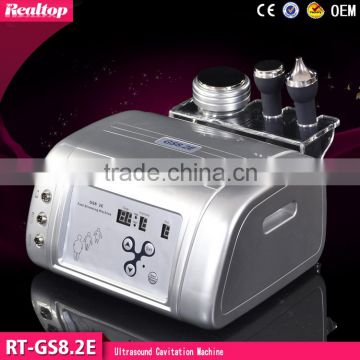 Cavitation Ultrasound Machine Realtop GS8.2E Fat Slimming Machine Ultrasonic Cavitation Rf Slimming Machine Liposuction Ultrasound Cavitation Cellulite Weight Loss Skin Lifting For Sale