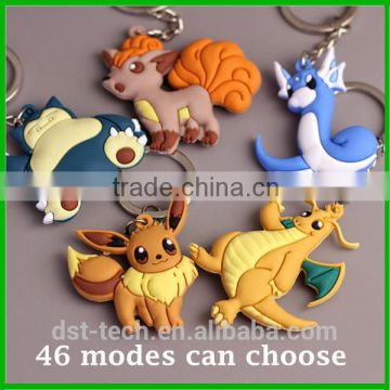 Wholesale Rubber Pokeball Keychains