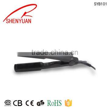 new Wide Ceramic Hair Straighteners Crimper Hair Iron Universal Voltage Wide Ceramic Hair Black Home Wide Ceramic