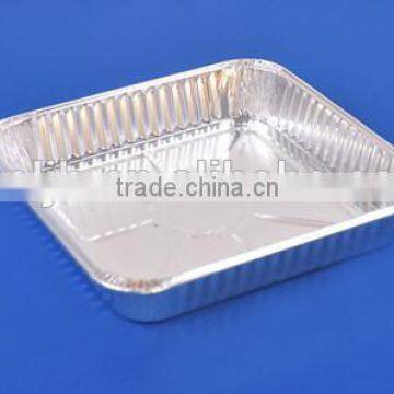 Disposable Square Aluminium Foil Food Container