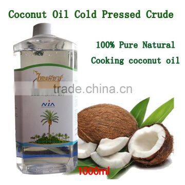 Cold Pressed Coconut Oil Organic Cooking Oil Hair Care 1000ml