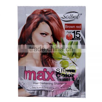 Personal color hair dyes /black henna hair dye