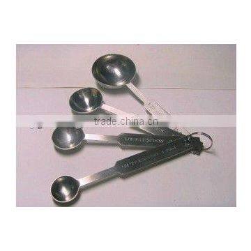 4pcs metal cheap measuring spoon set