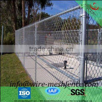 China hot dipped galvanized perimeter security used chain link fence for sale