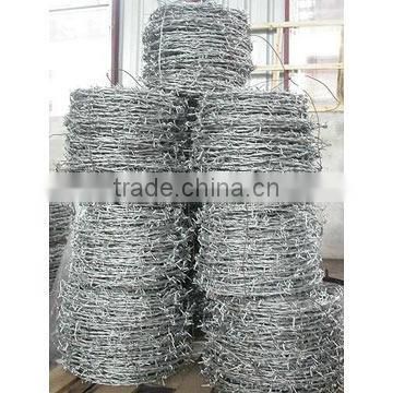 1.4mm Galvanized barbed wire for fence