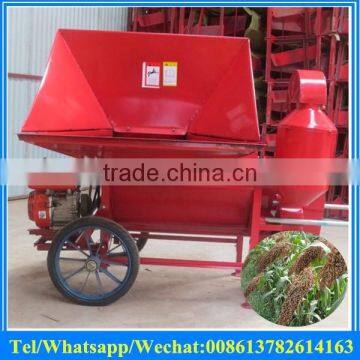 Diesel engine grain threshing machine / electric Coarse Cereals thresher machine