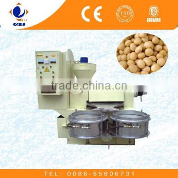 China hot selling soybean mini oil mill, soybean screw oil press machine